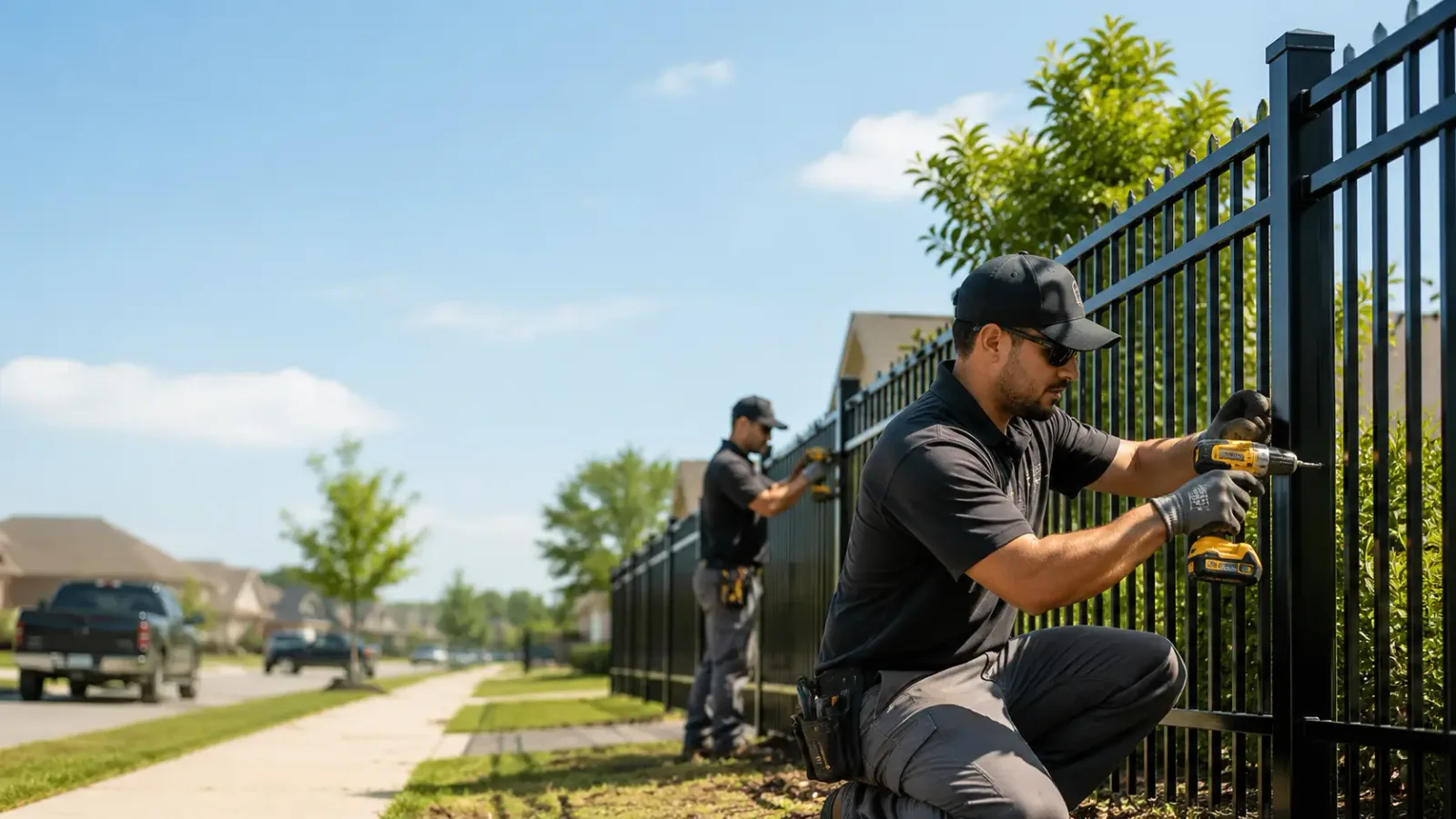 Metal Fence Installation in Harristown, IL